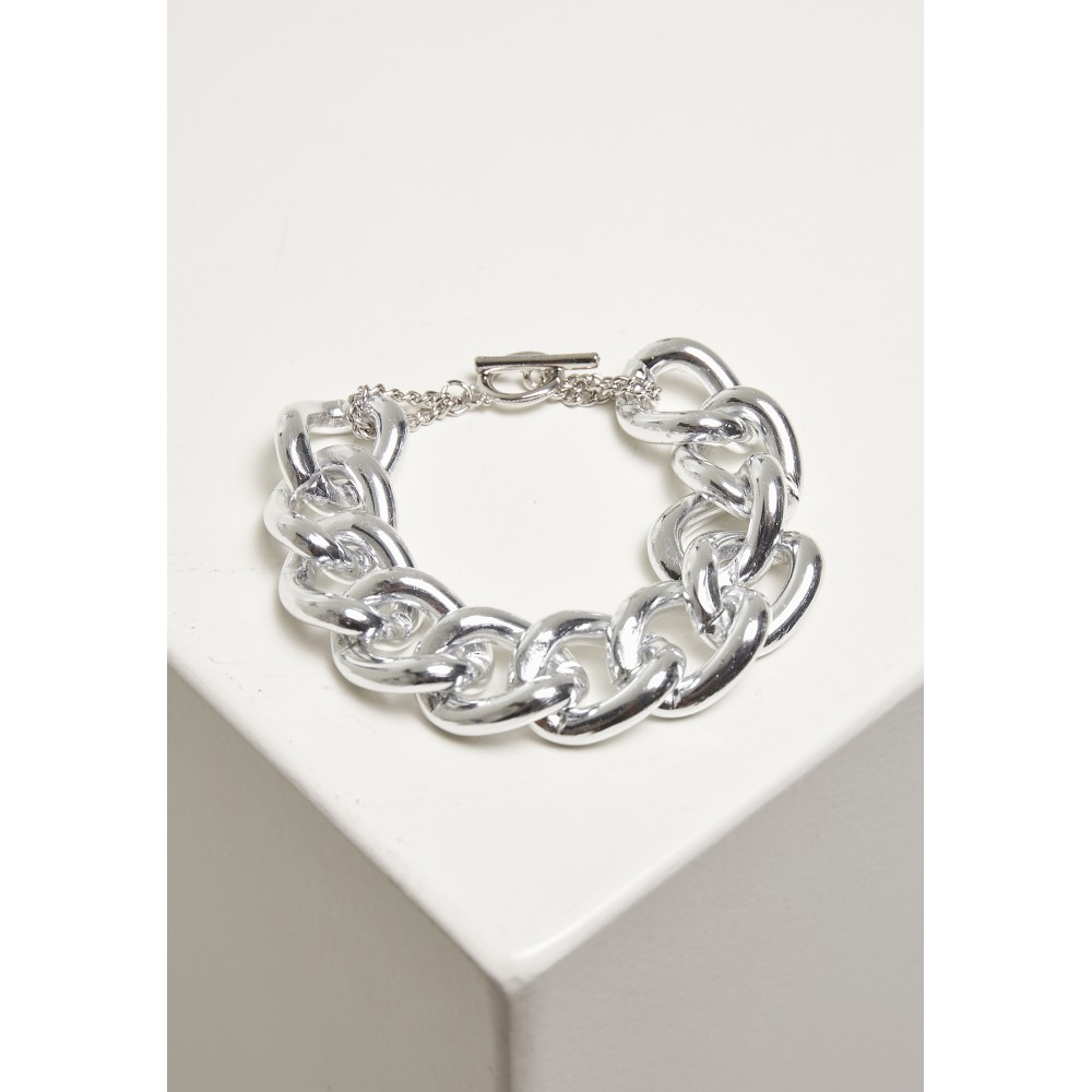 Urban Classics - Flashy Chain Armband - Silberfarben